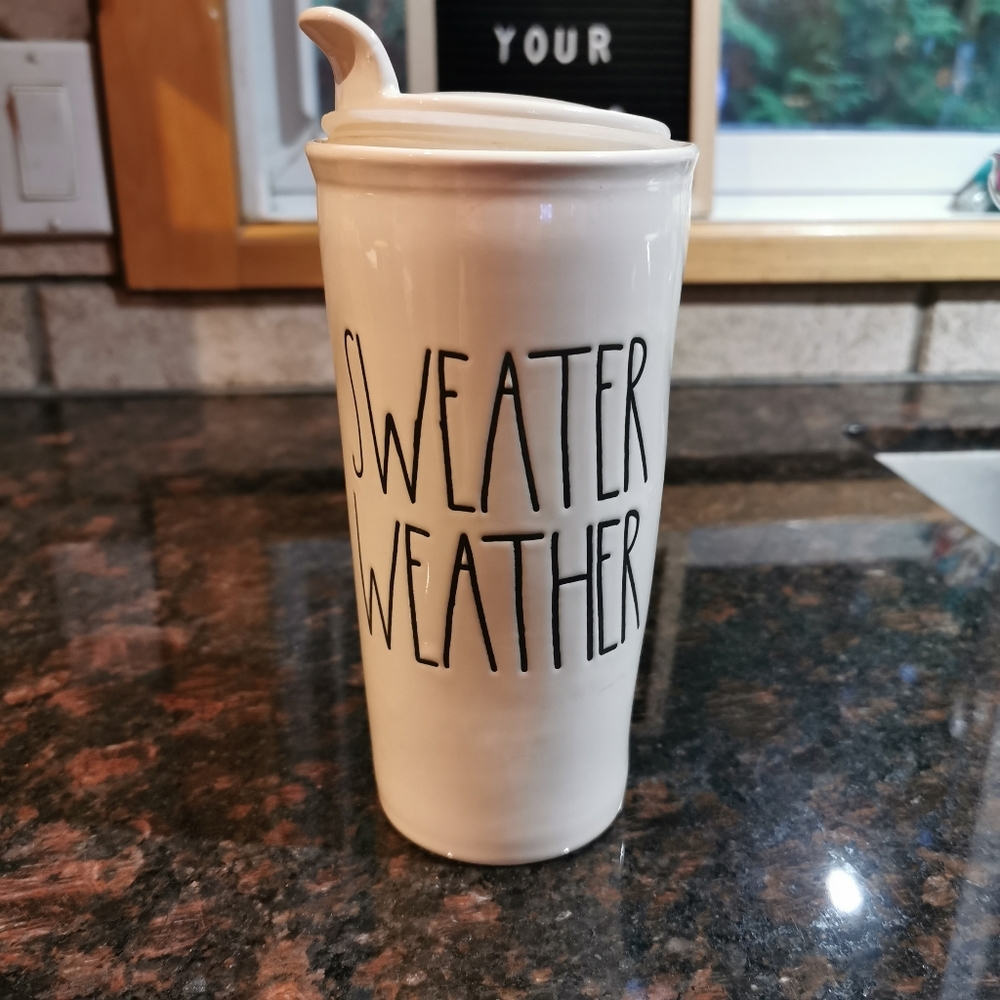 Sweater Weather Rae Dunn mug cup